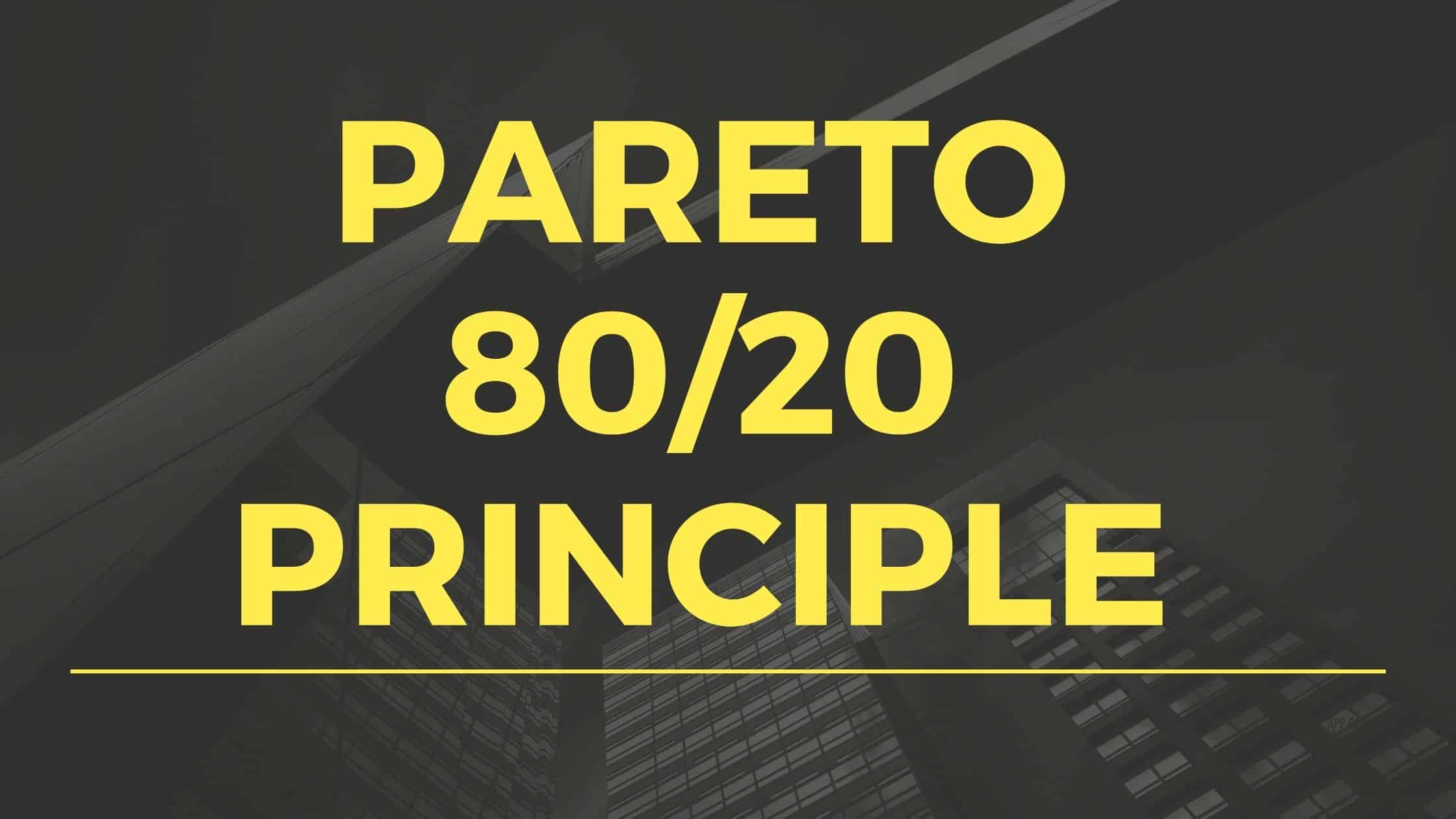 Pareto Principle In Logistics And Supply Chain