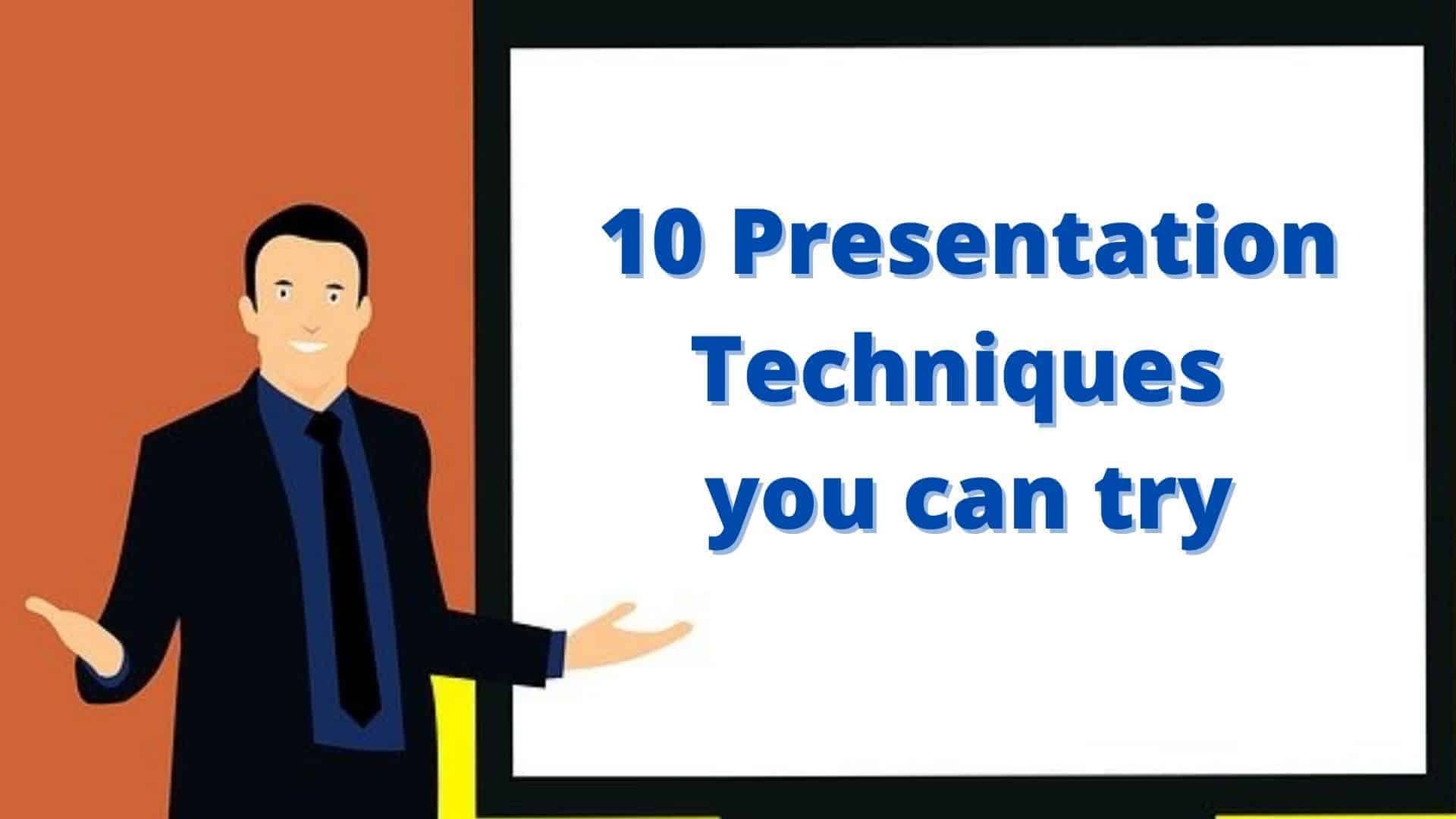 part presentation techniques